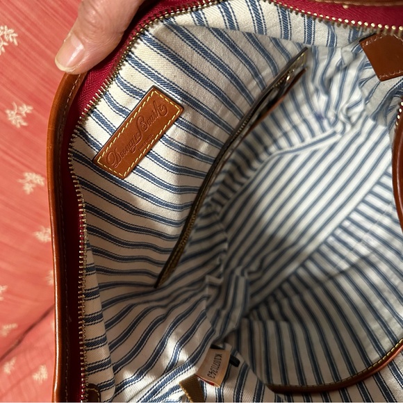 Dooney & Bourke Yellow and Brown Shoulder Bag - Picture 8 of 9